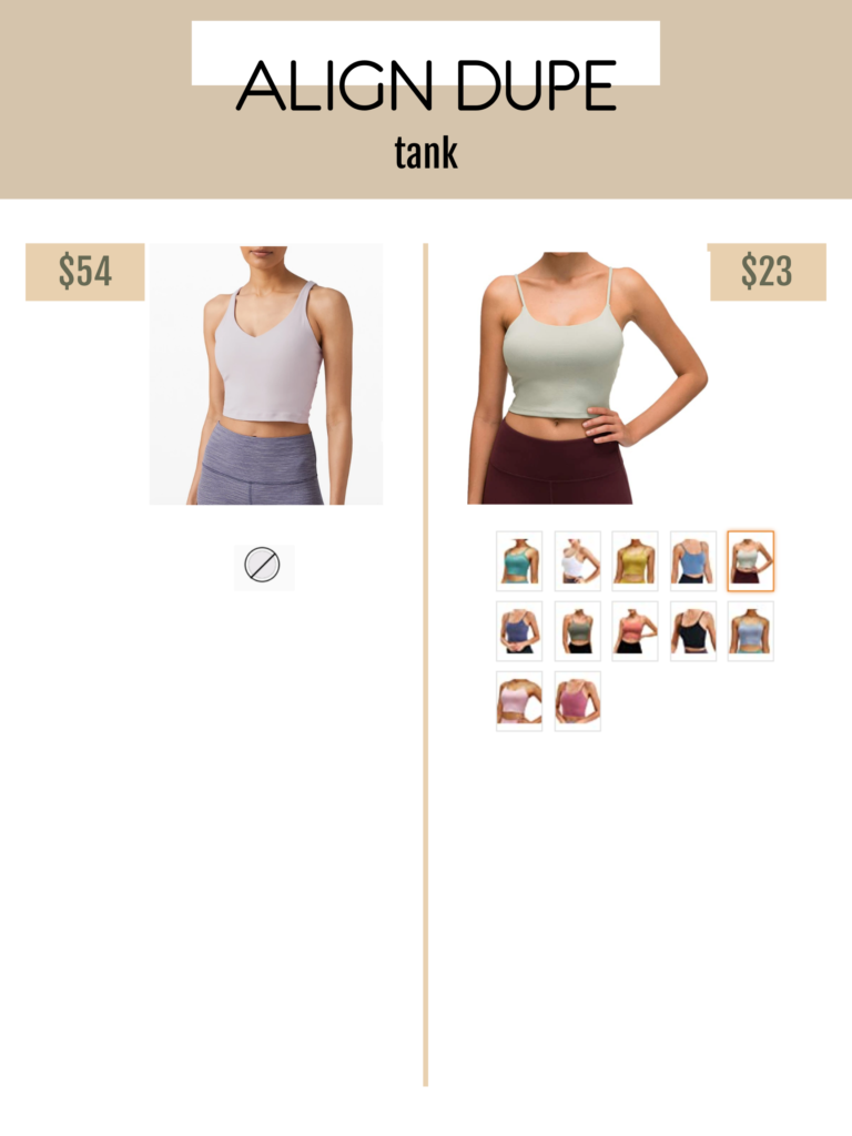The best Lululemon tank dupe from  ! Yes its even apart of