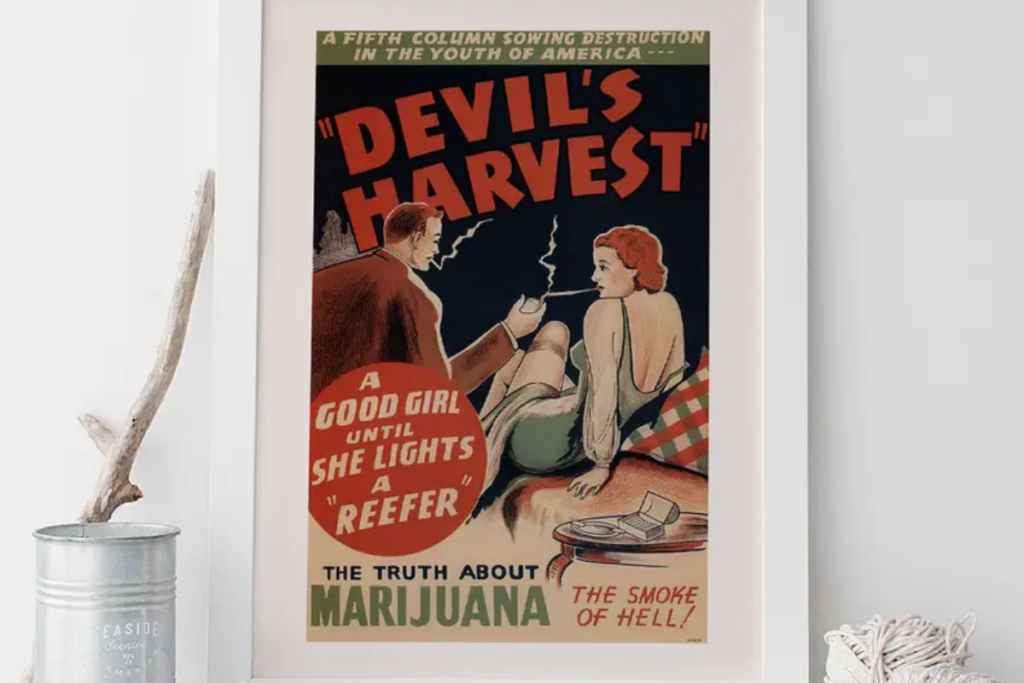 Kitsch Marijuana Poster